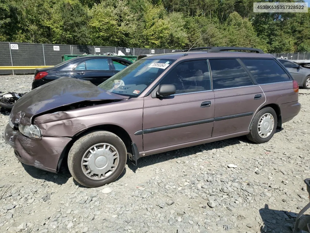 1995 Subaru Legacy L VIN: 4S3BK6353S7328522 Lot: 71933944