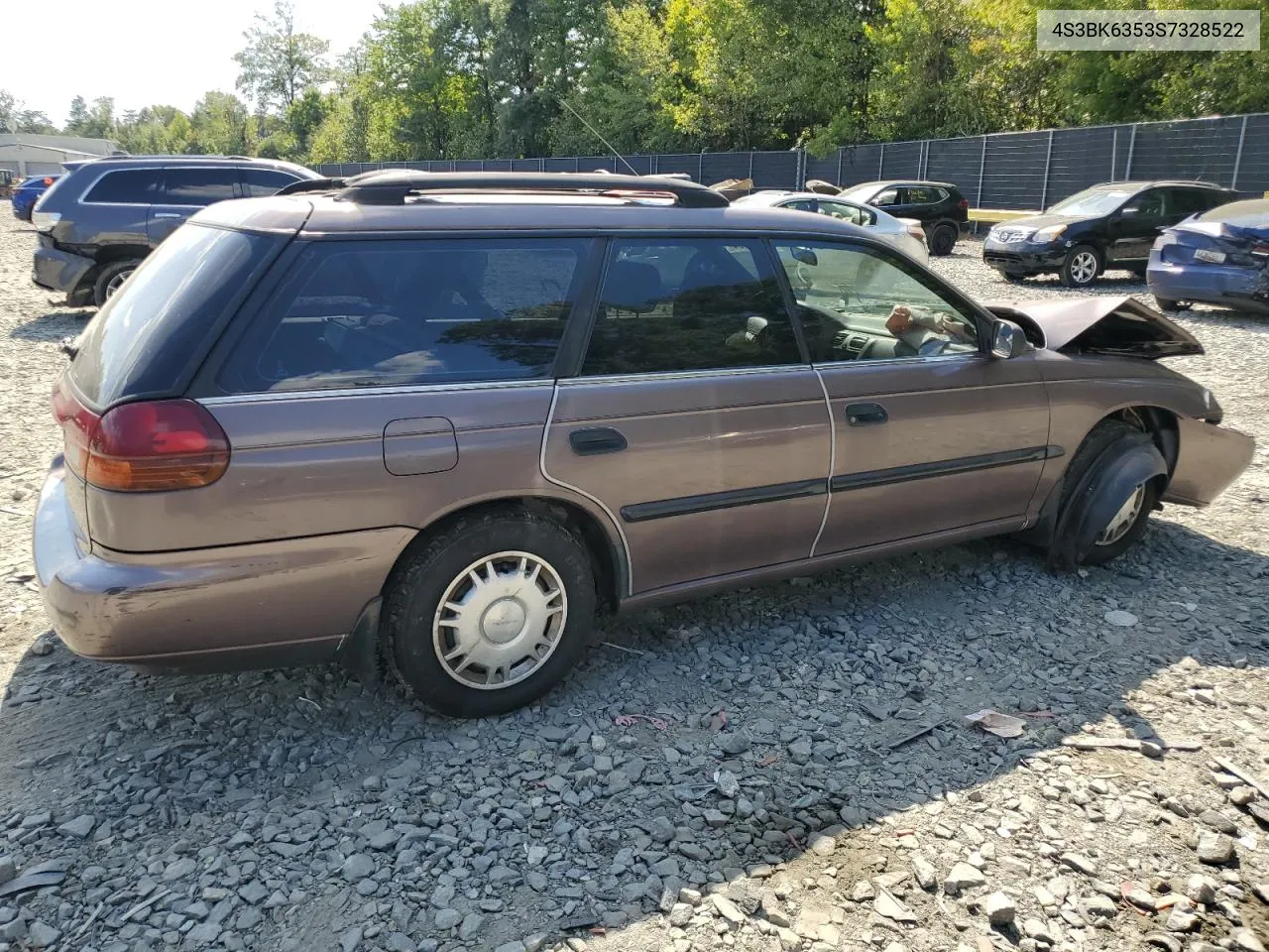 1995 Subaru Legacy L VIN: 4S3BK6353S7328522 Lot: 71933944