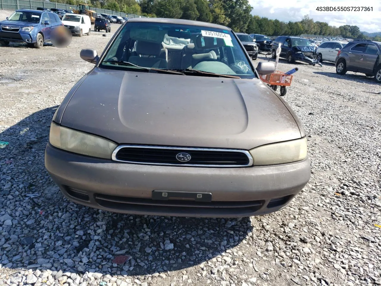 1995 Subaru Legacy Ls VIN: 4S3BD6550S7237361 Lot: 73516054