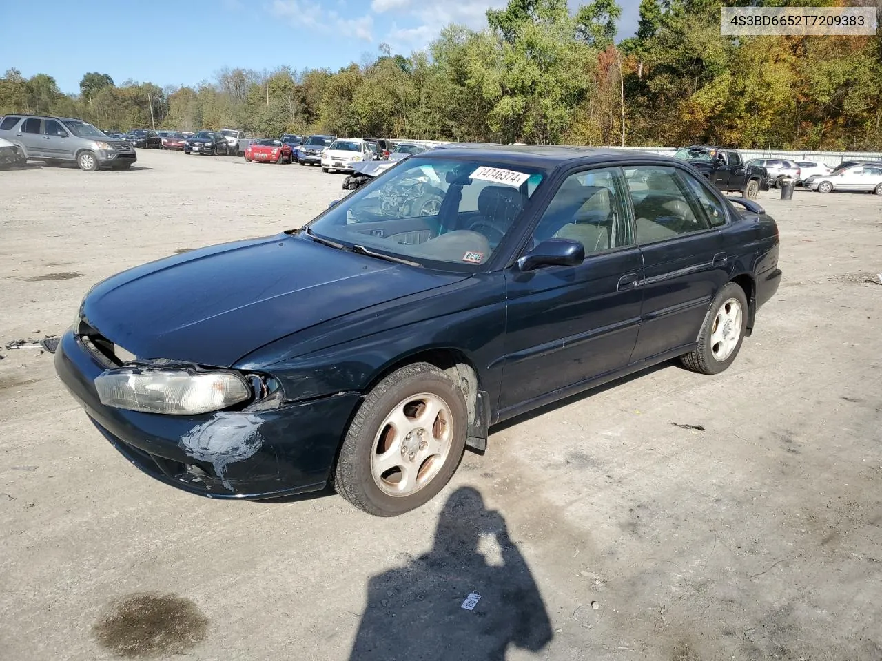 1996 Subaru Legacy Lsi VIN: 4S3BD6652T7209383 Lot: 74746374