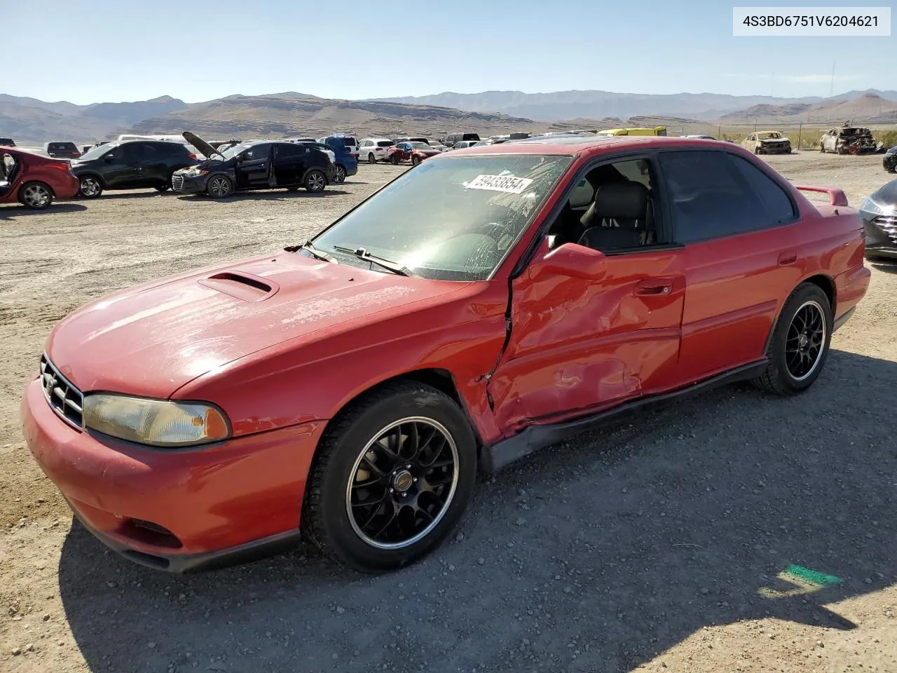 1997 Subaru Legacy Gt VIN: 4S3BD6751V6204621 Lot: 59433854