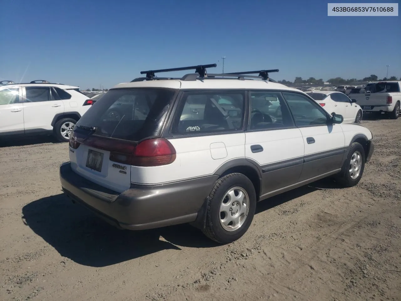 1997 Subaru Legacy Outback VIN: 4S3BG6853V7610688 Lot: 67773414