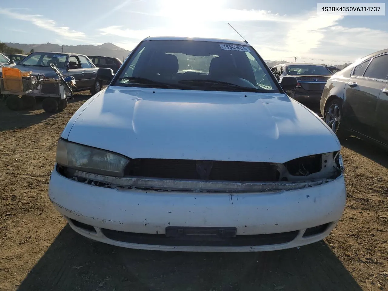 1997 Subaru Legacy L VIN: 4S3BK4350V6314737 Lot: 75965584