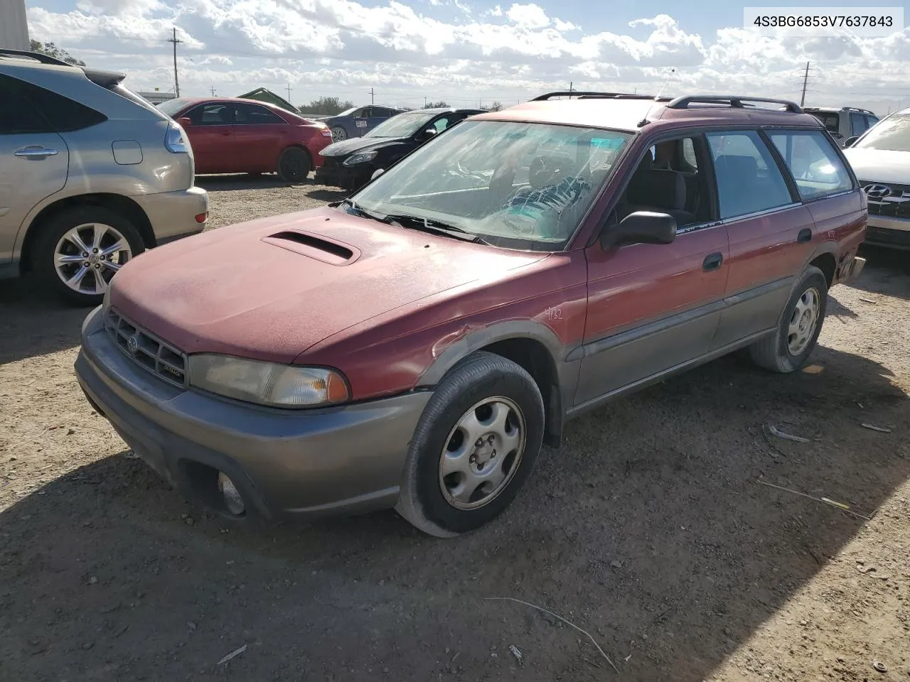 1997 Subaru Legacy Outback VIN: 4S3BG6853V7637843 Lot: 76944614