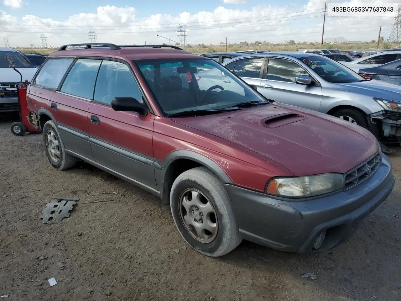 1997 Subaru Legacy Outback VIN: 4S3BG6853V7637843 Lot: 76944614