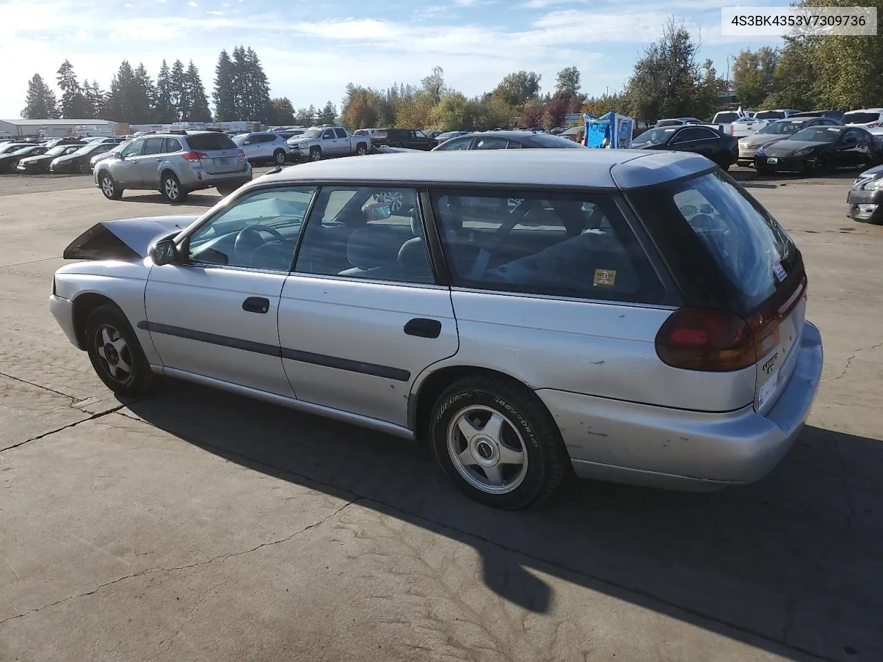 1997 Subaru Legacy L VIN: 4S3BK4353V7309736 Lot: 77916284