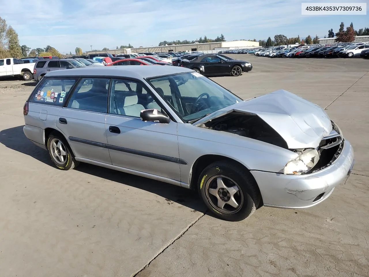 1997 Subaru Legacy L VIN: 4S3BK4353V7309736 Lot: 77916284