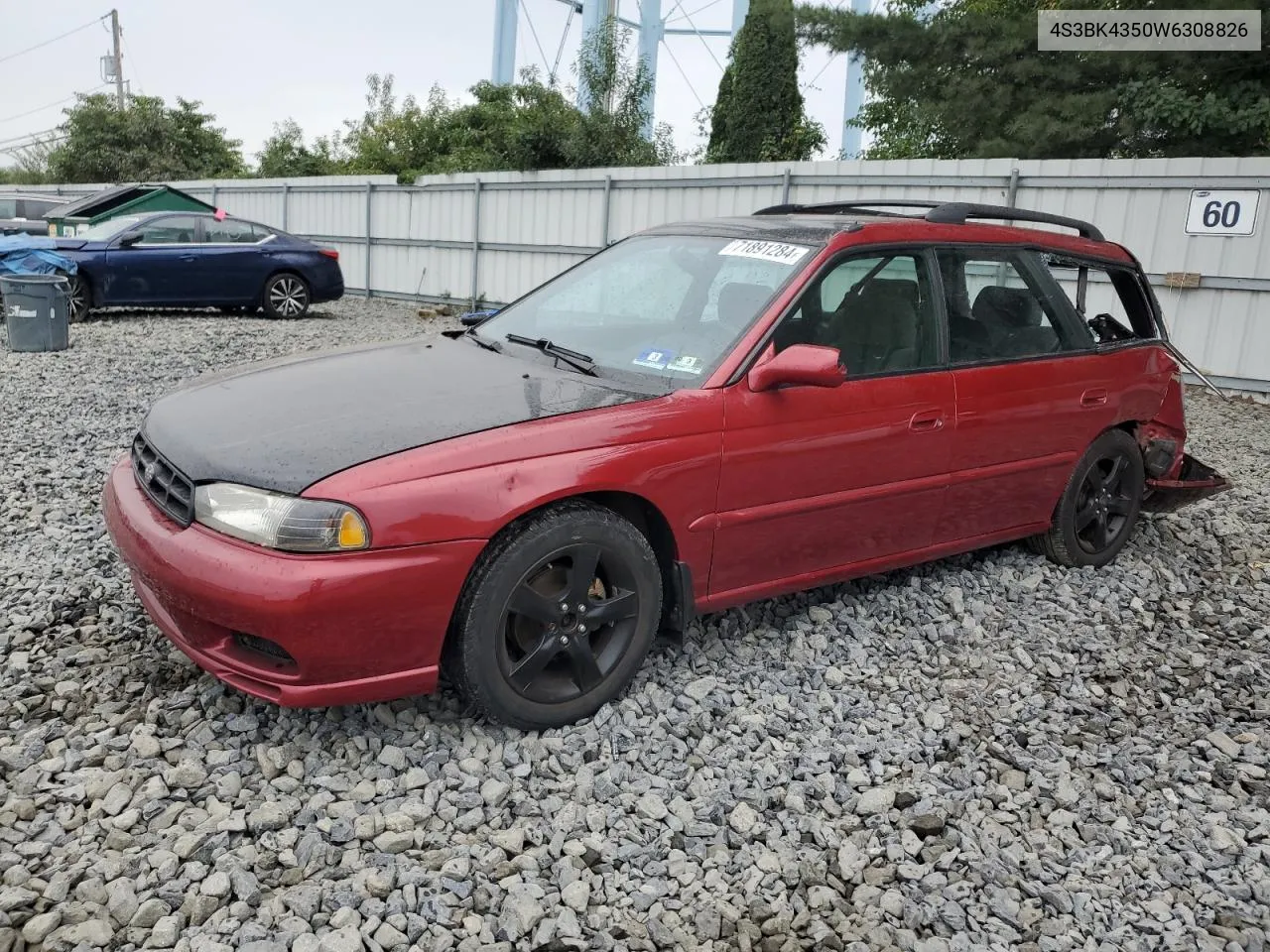 1998 Subaru Legacy L VIN: 4S3BK4350W6308826 Lot: 71891284