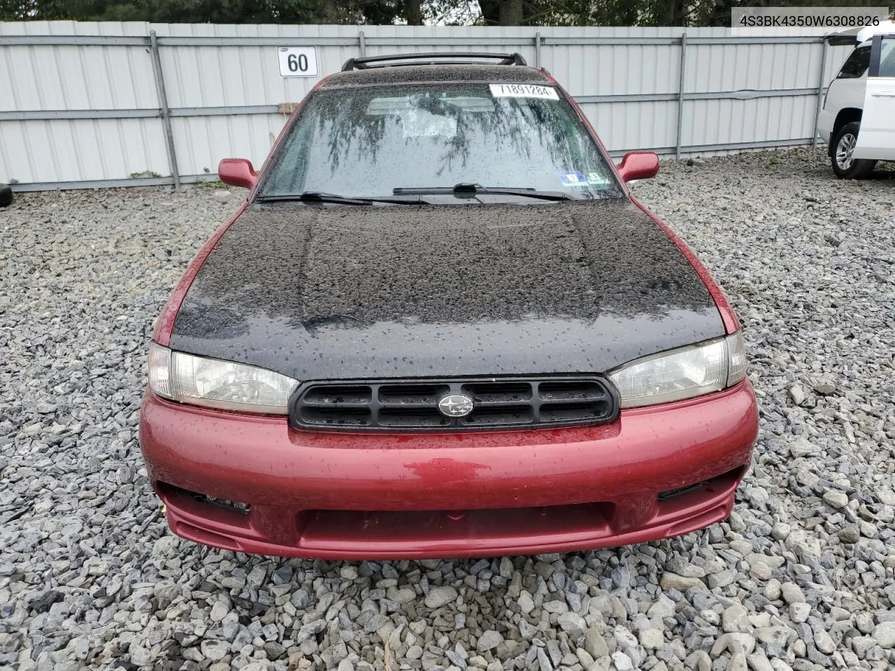 1998 Subaru Legacy L VIN: 4S3BK4350W6308826 Lot: 71891284