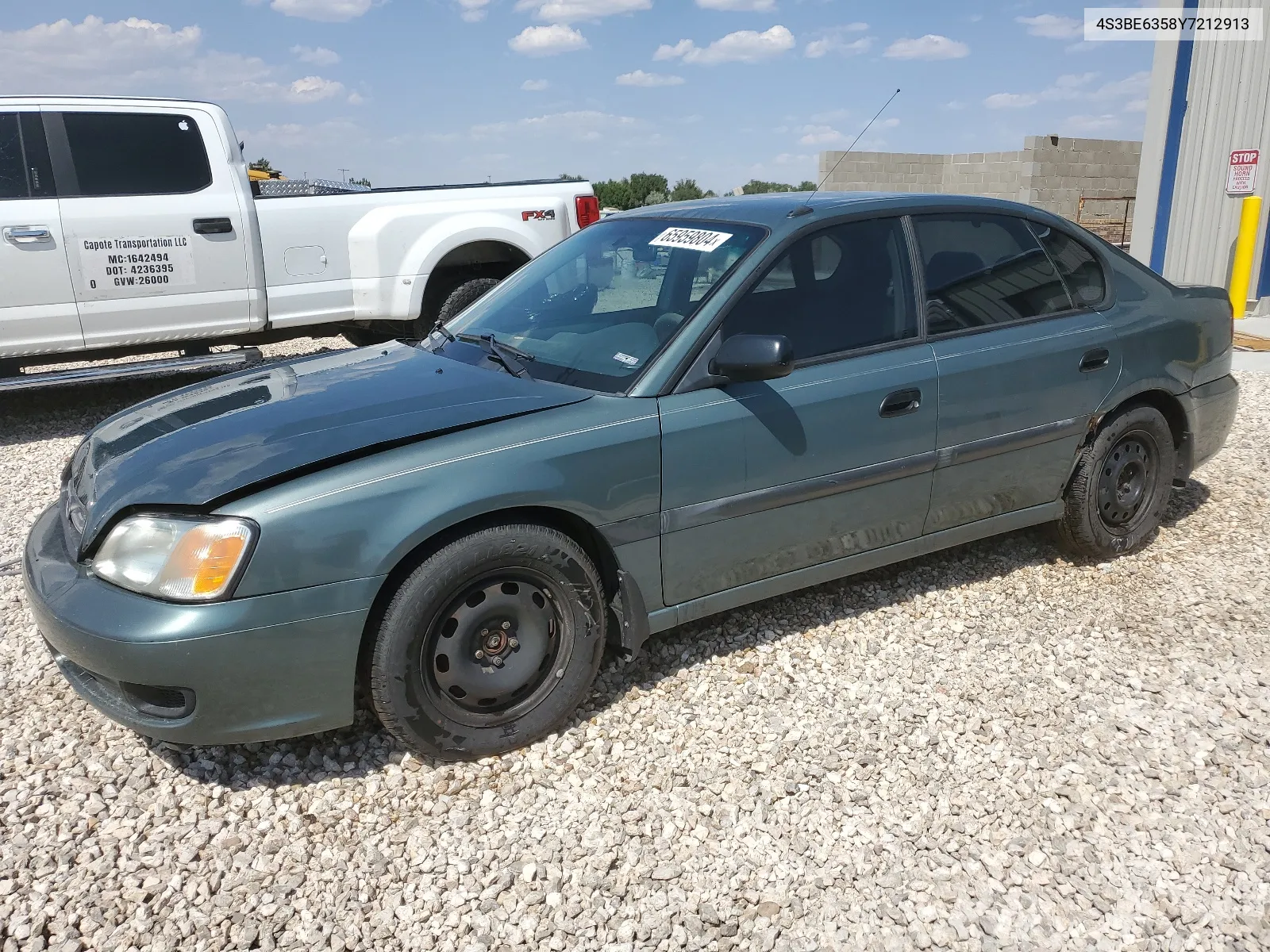 2000 Subaru Legacy L VIN: 4S3BE6358Y7212913 Lot: 65959804