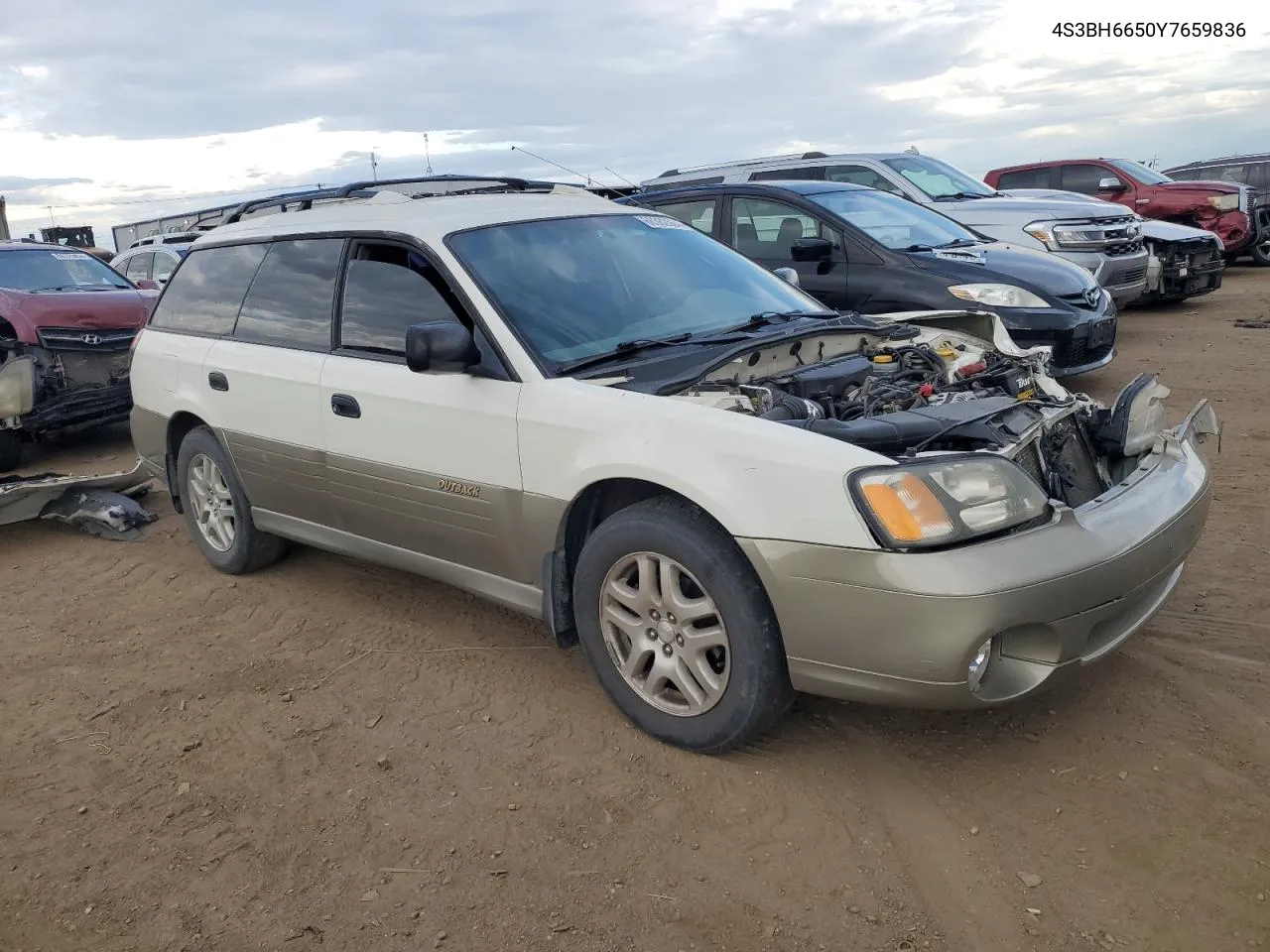 2000 Subaru Legacy Outback VIN: 4S3BH6650Y7659836 Lot: 66362564