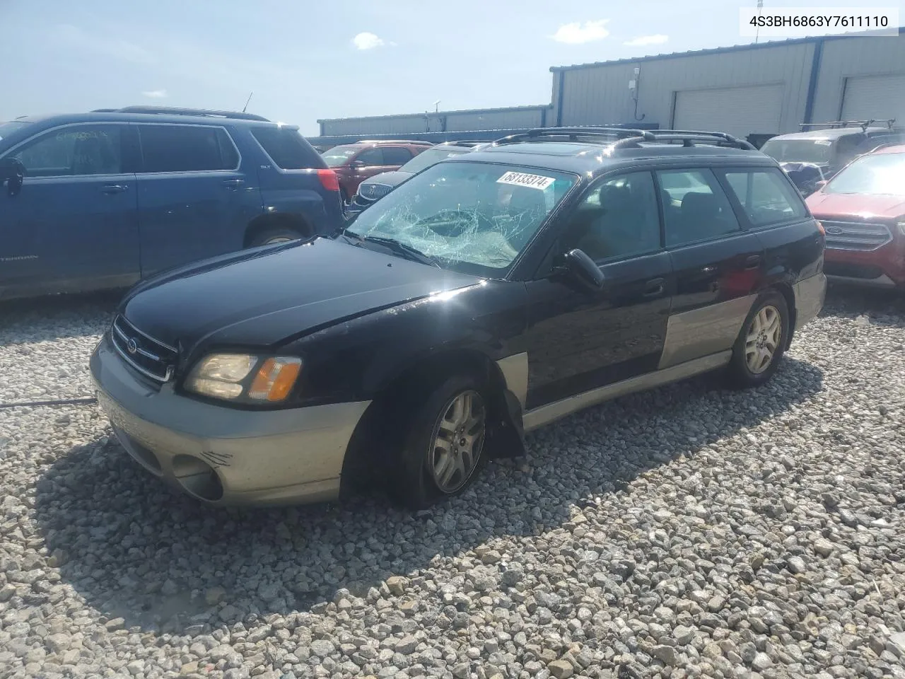 2000 Subaru Legacy Outback Limited VIN: 4S3BH6863Y7611110 Lot: 68133374