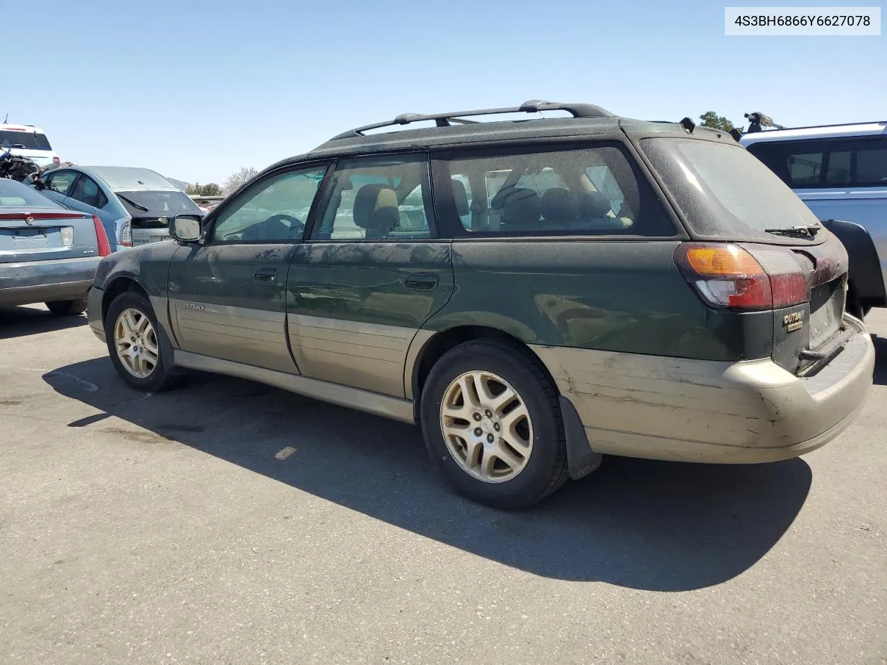 2000 Subaru Legacy Outback Limited VIN: 4S3BH6866Y6627078 Lot: 69363624