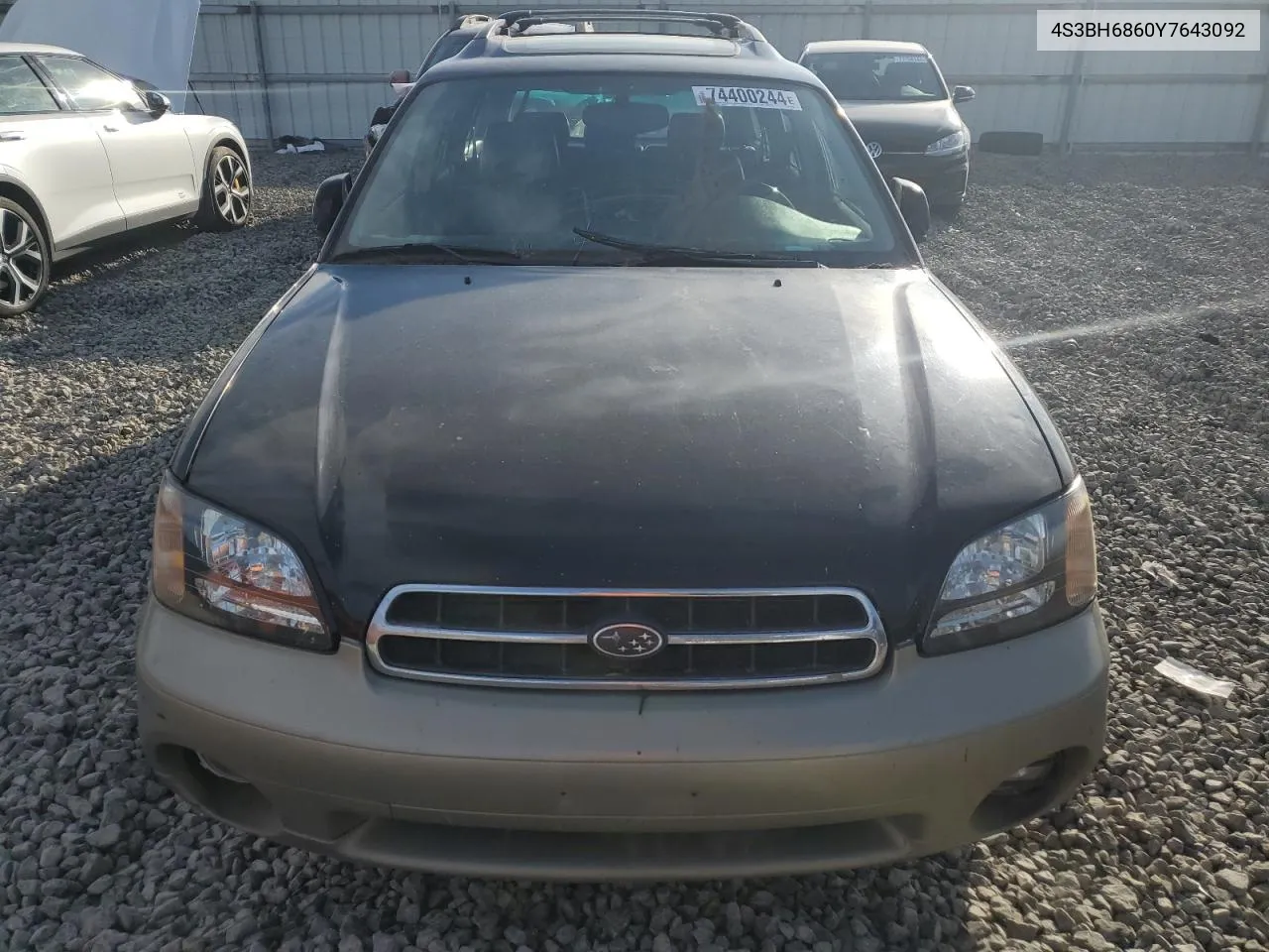 2000 Subaru Legacy Outback Limited VIN: 4S3BH6860Y7643092 Lot: 74400244