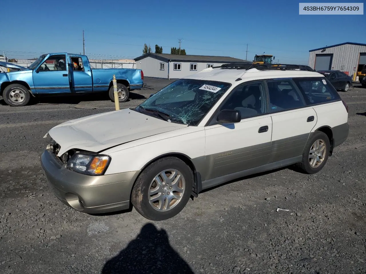 2000 Subaru Legacy Outback Awp VIN: 4S3BH6759Y7654309 Lot: 74544344