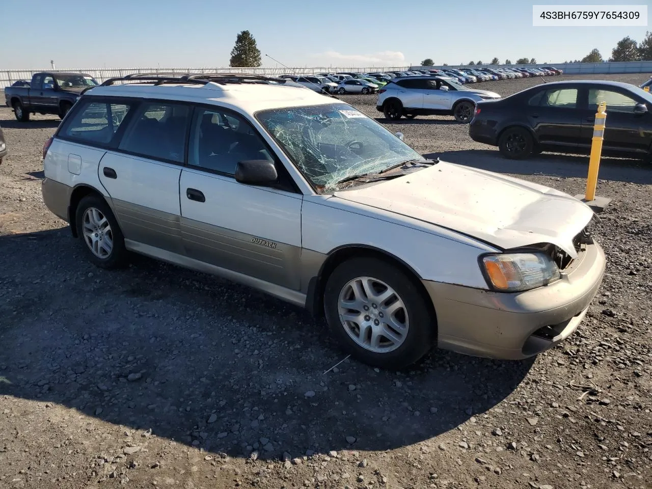 2000 Subaru Legacy Outback Awp VIN: 4S3BH6759Y7654309 Lot: 74544344