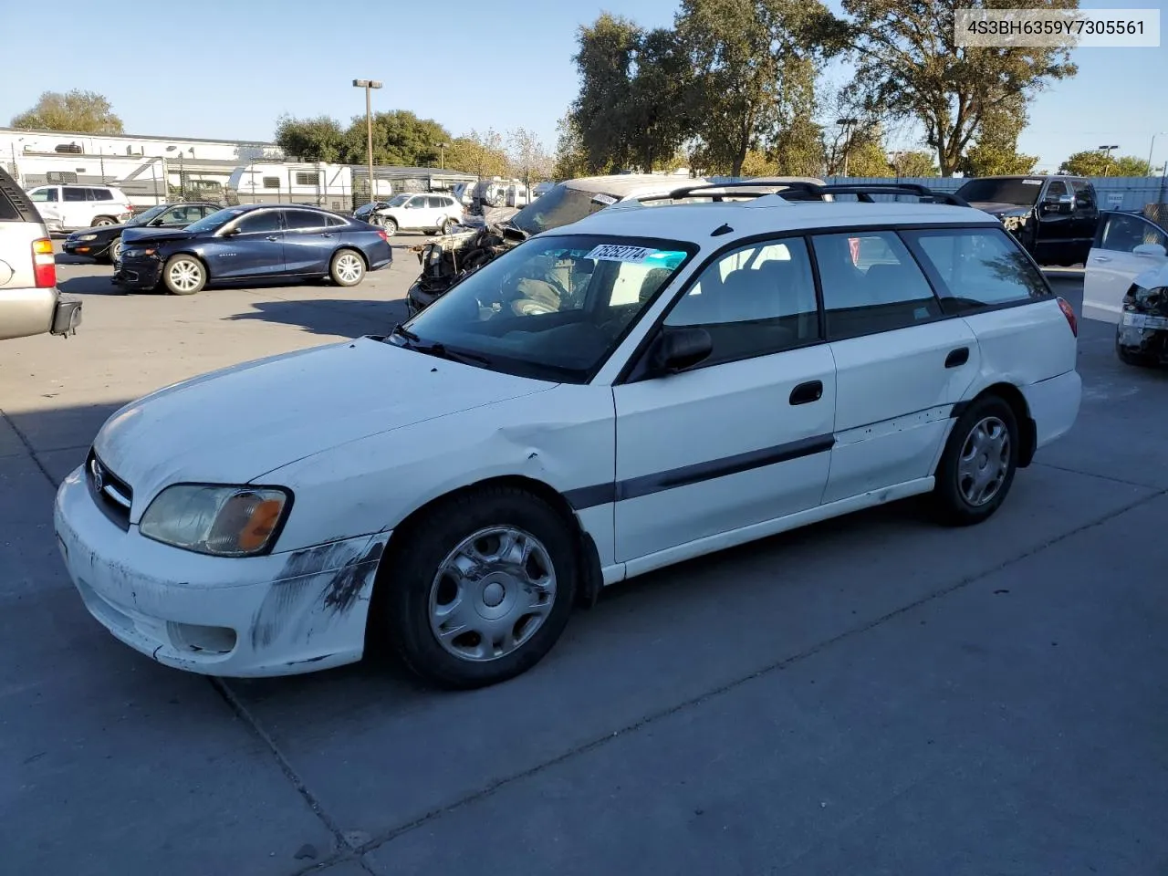 2000 Subaru Legacy L VIN: 4S3BH6359Y7305561 Lot: 75252774