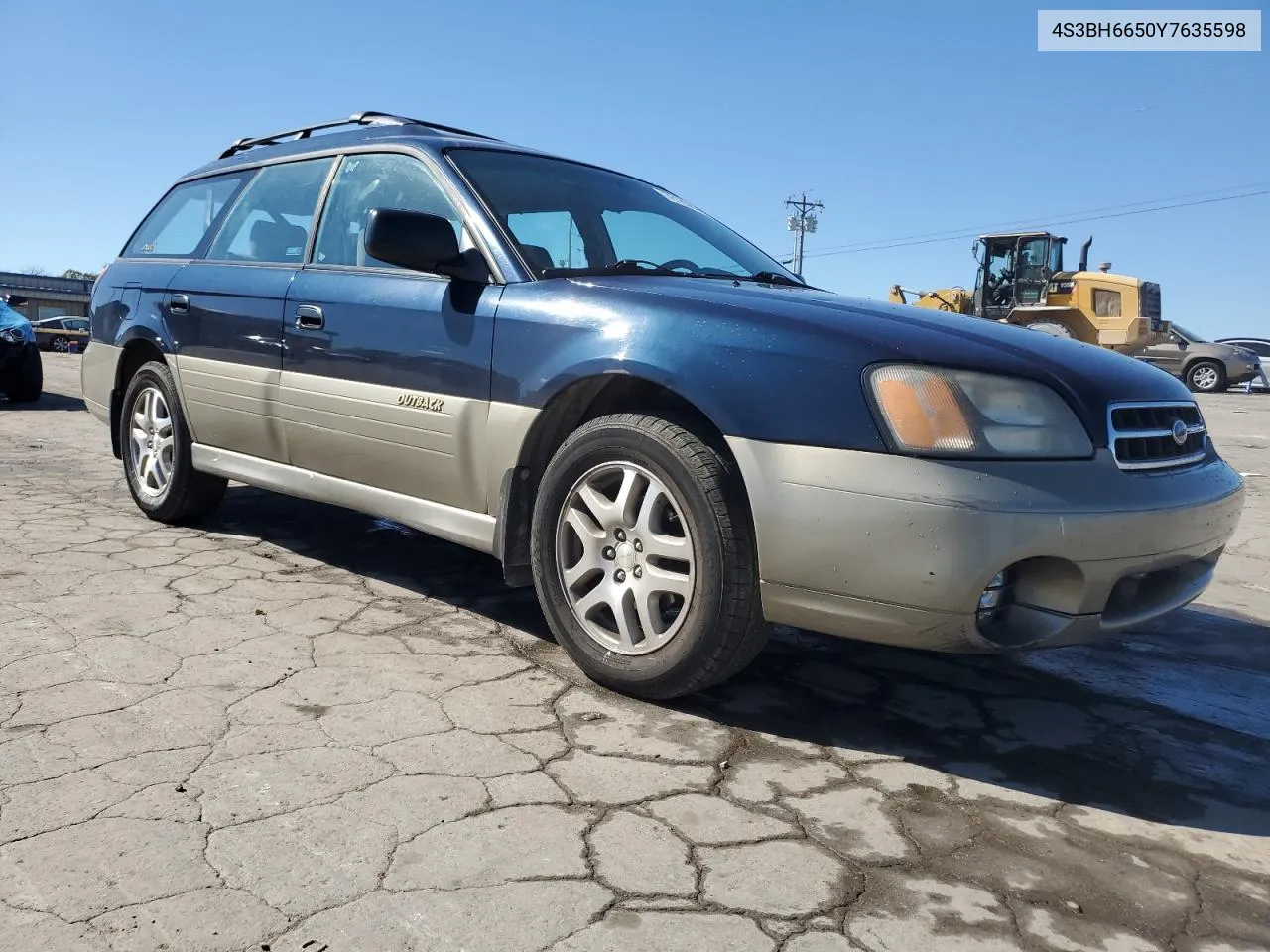 2000 Subaru Legacy Outback VIN: 4S3BH6650Y7635598 Lot: 76165664