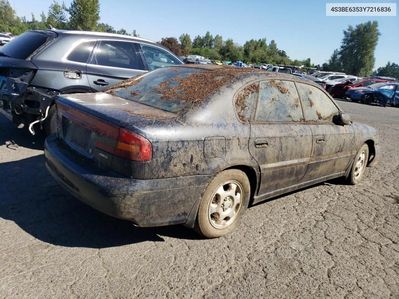 2000 Subaru Legacy L VIN: 4S3BE6353Y7216836 Lot: 77437624