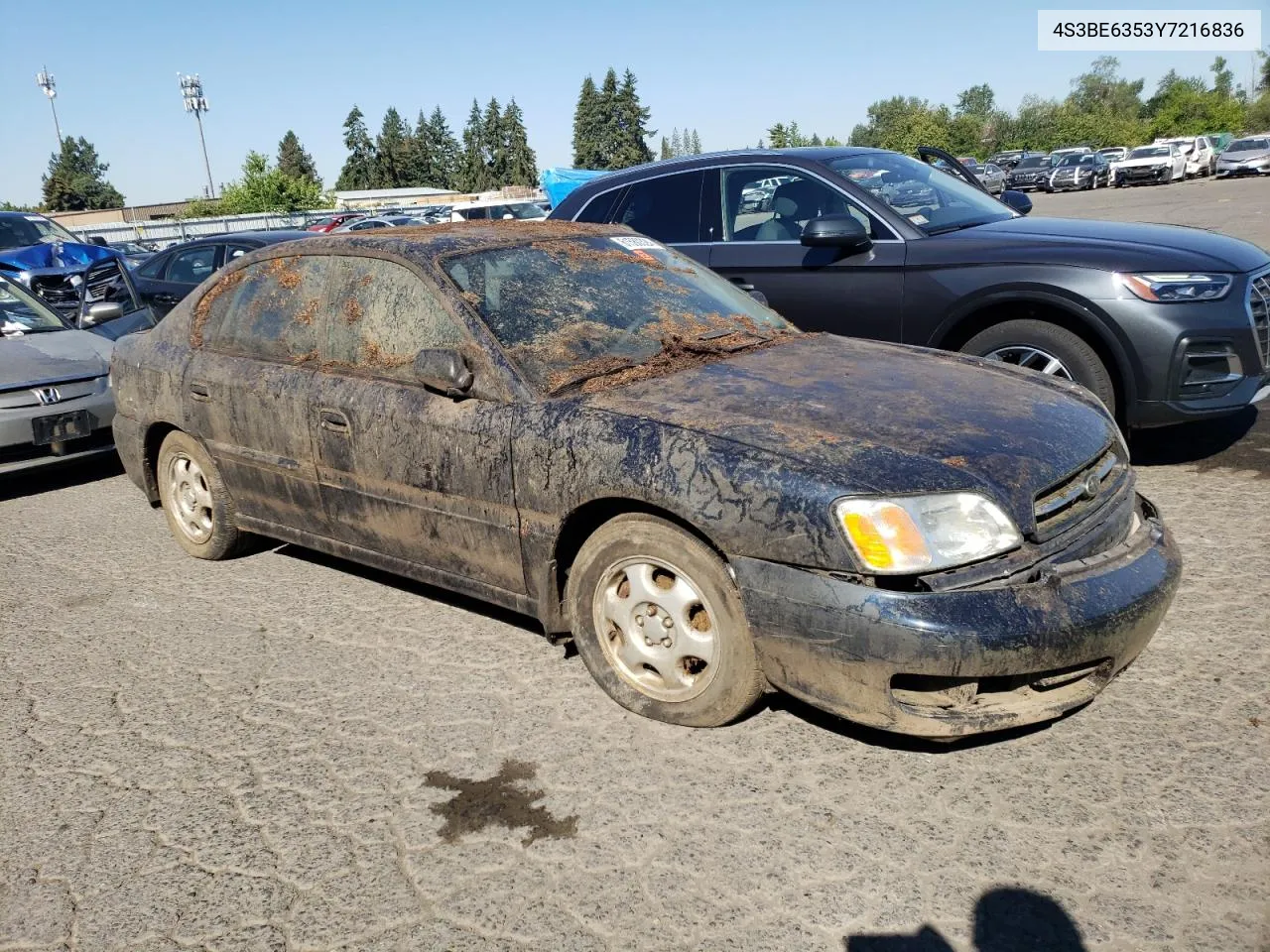 2000 Subaru Legacy L VIN: 4S3BE6353Y7216836 Lot: 77437624