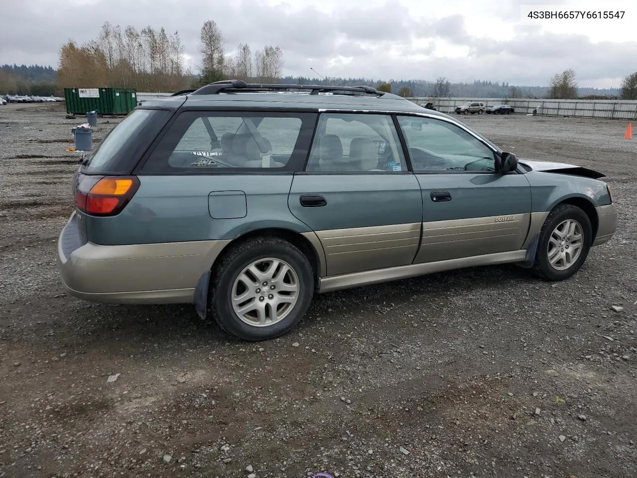 2000 Subaru Legacy Outback VIN: 4S3BH6657Y6615547 Lot: 77697164