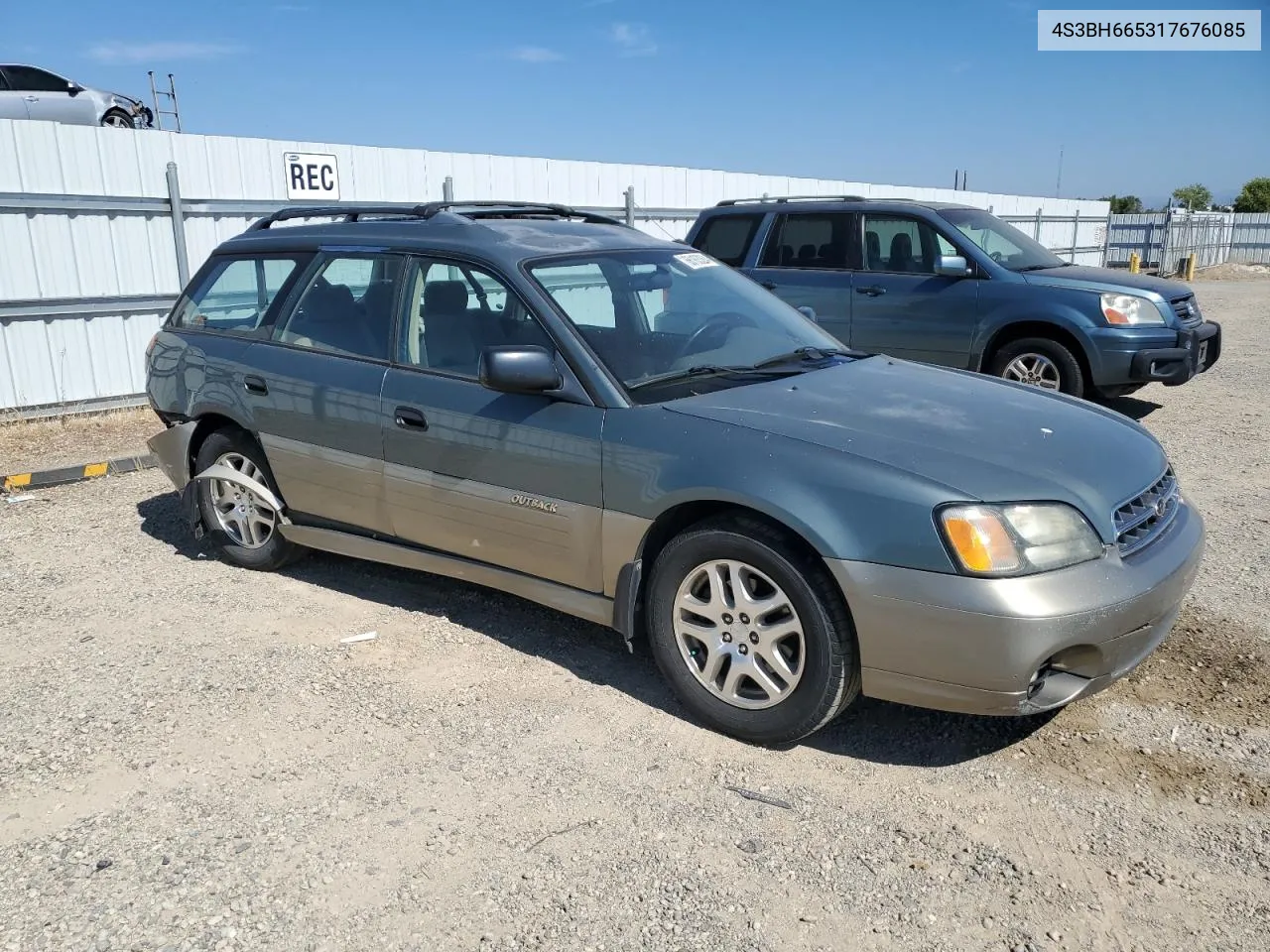 2001 Subaru Legacy Outback VIN: 4S3BH665317676085 Lot: 66163384