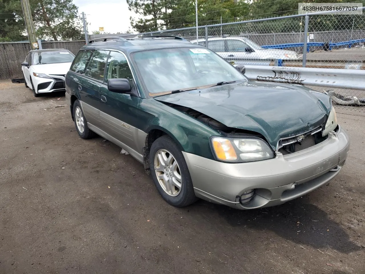 2001 Subaru Legacy Outback Awp VIN: 4S3BH675816677057 Lot: 71942774