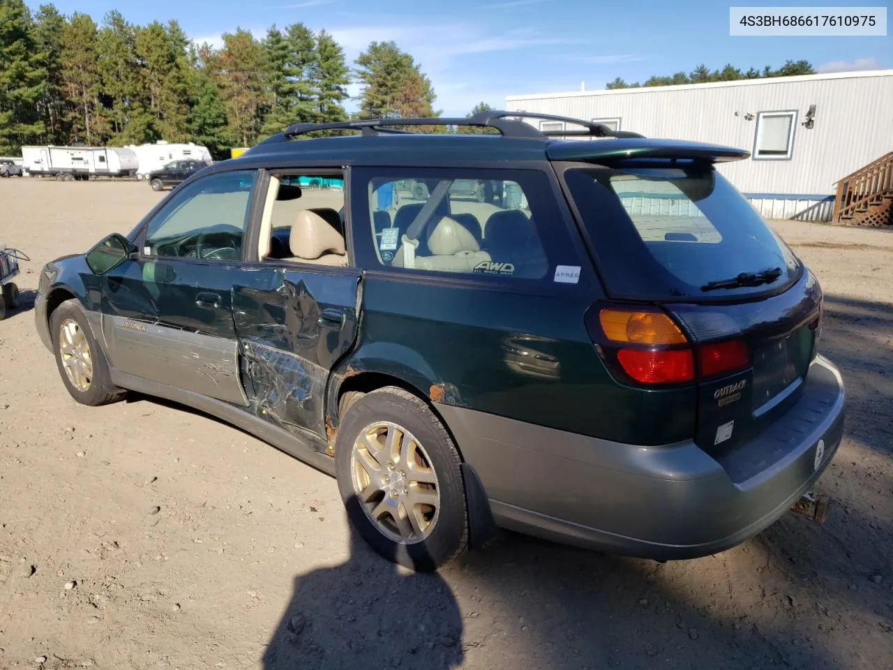 2001 Subaru Legacy Outback Limited VIN: 4S3BH686617610975 Lot: 73018574