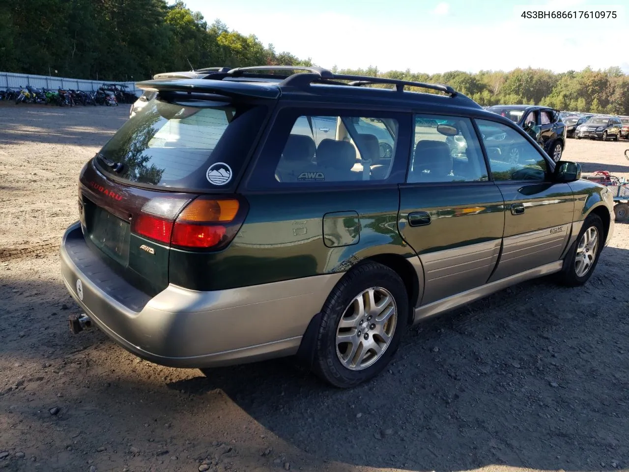 2001 Subaru Legacy Outback Limited VIN: 4S3BH686617610975 Lot: 73018574