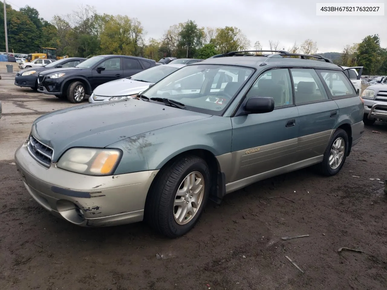 2001 Subaru Legacy Outback Awp VIN: 4S3BH675217632027 Lot: 73150534