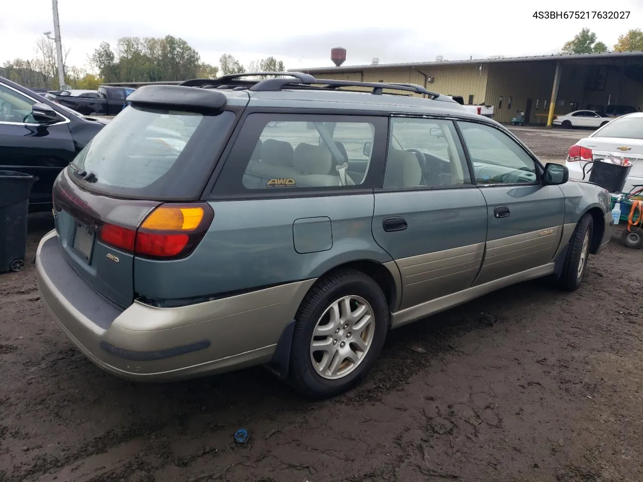 2001 Subaru Legacy Outback Awp VIN: 4S3BH675217632027 Lot: 73150534