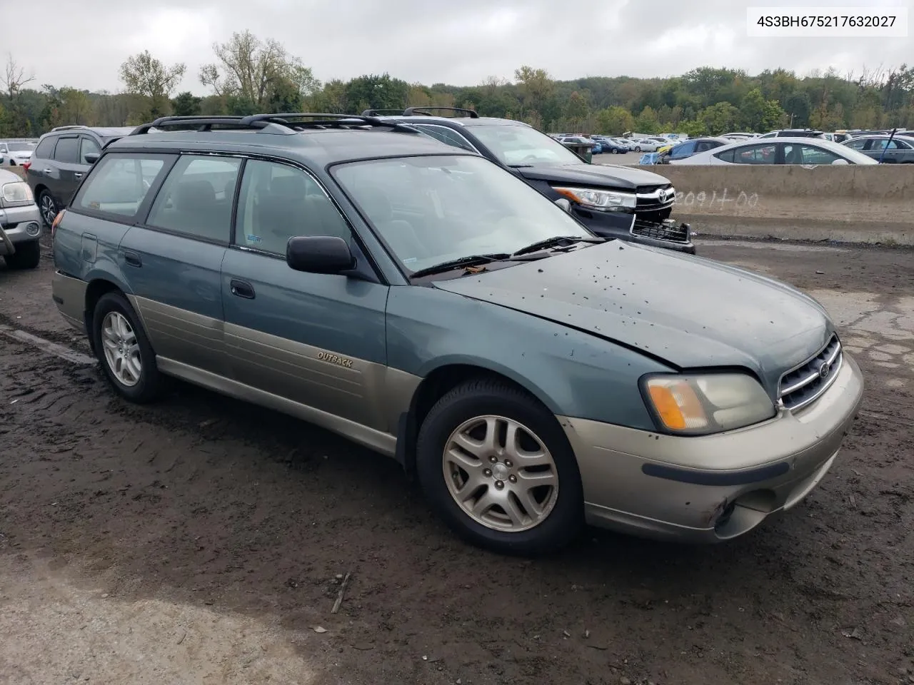 2001 Subaru Legacy Outback Awp VIN: 4S3BH675217632027 Lot: 73150534