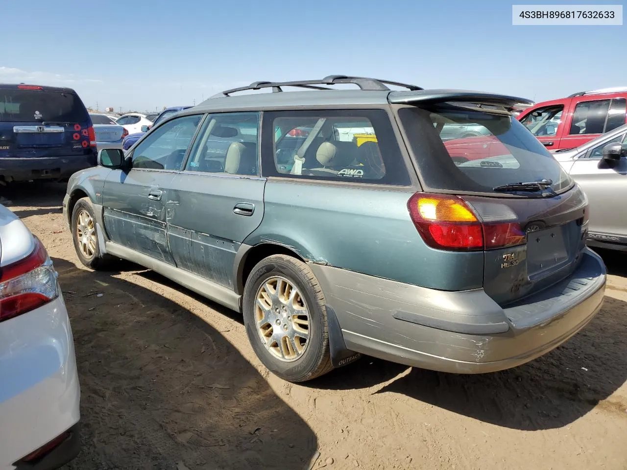 2001 Subaru Legacy Outback H6 3.0 Vdc VIN: 4S3BH896817632633 Lot: 73535204