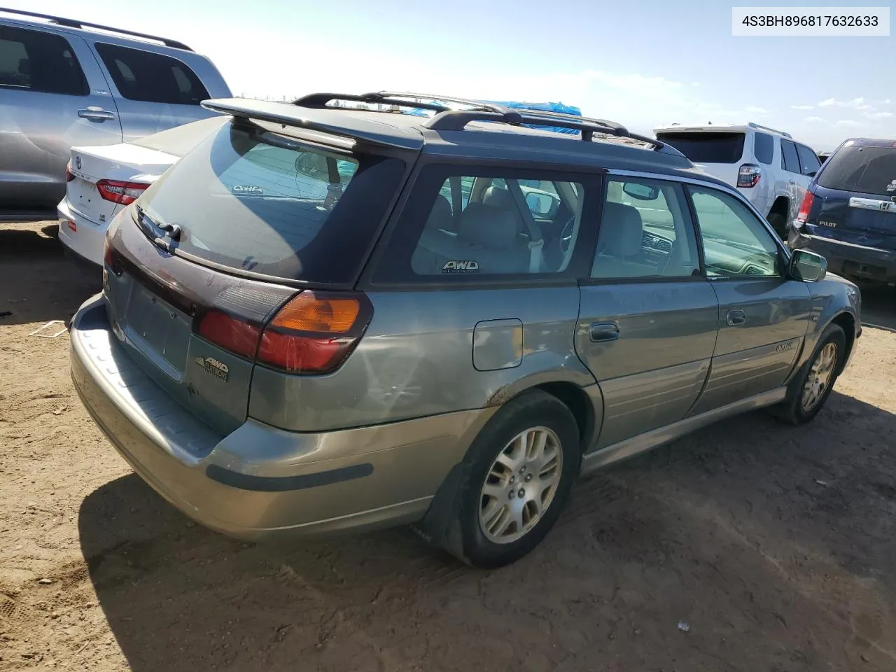 2001 Subaru Legacy Outback H6 3.0 Vdc VIN: 4S3BH896817632633 Lot: 73535204