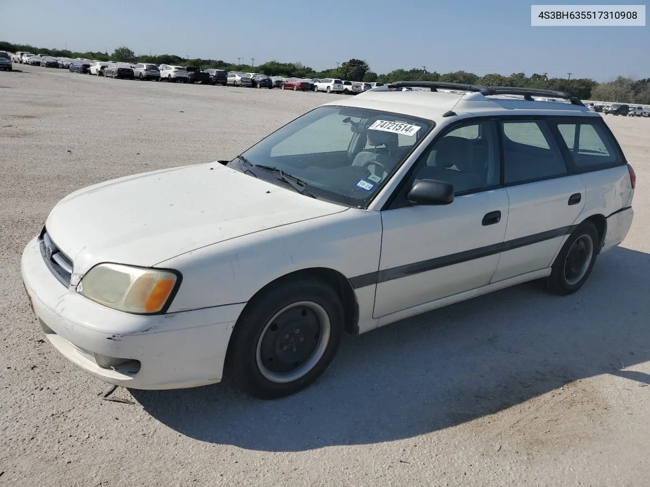 2001 Subaru Legacy L VIN: 4S3BH635517310908 Lot: 74721514