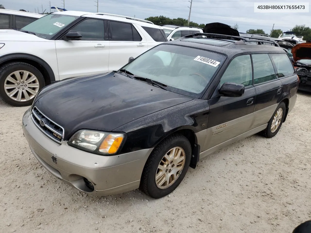 2001 Subaru Legacy Outback H6 3.0 Ll Bean VIN: 4S3BH806X17655473 Lot: 74908244