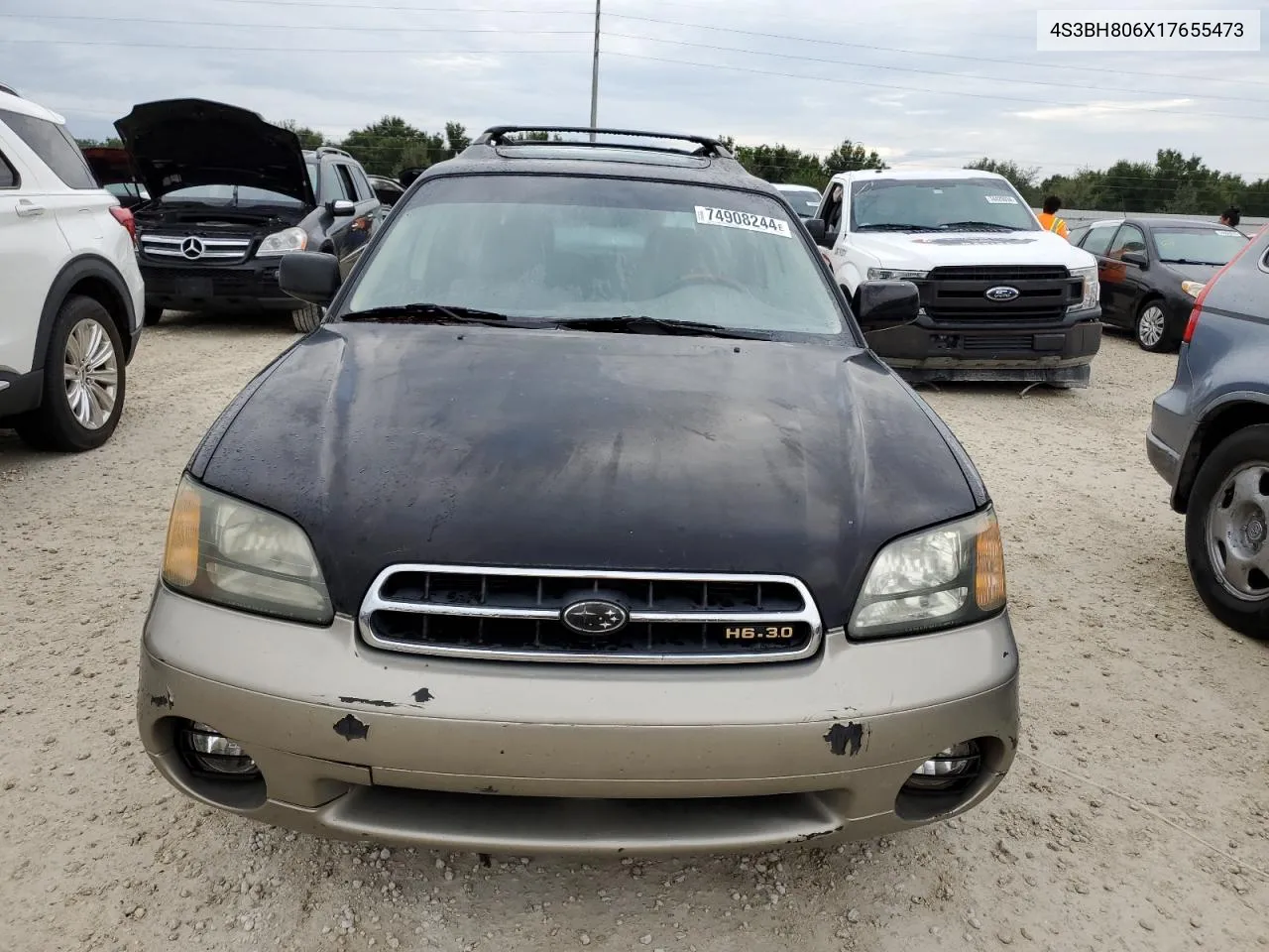 2001 Subaru Legacy Outback H6 3.0 Ll Bean VIN: 4S3BH806X17655473 Lot: 74908244