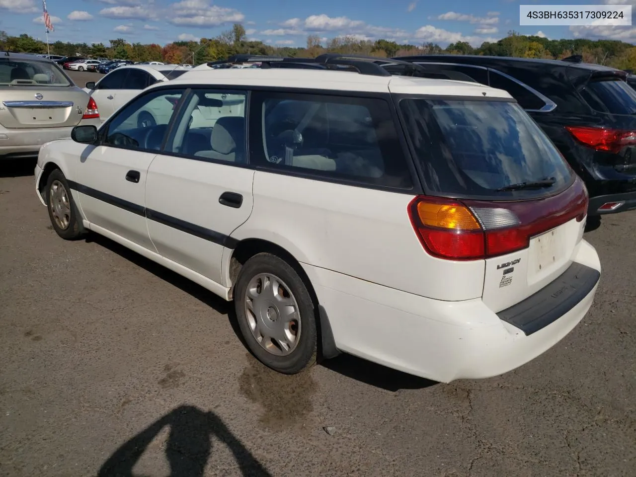 2001 Subaru Legacy L VIN: 4S3BH635317309224 Lot: 74939574