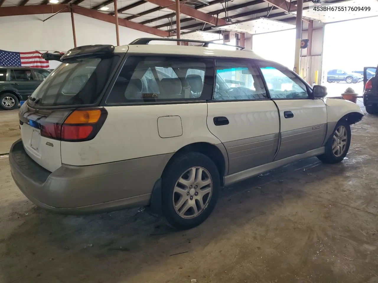 2001 Subaru Legacy Outback Awp VIN: 4S3BH675517609499 Lot: 75260824