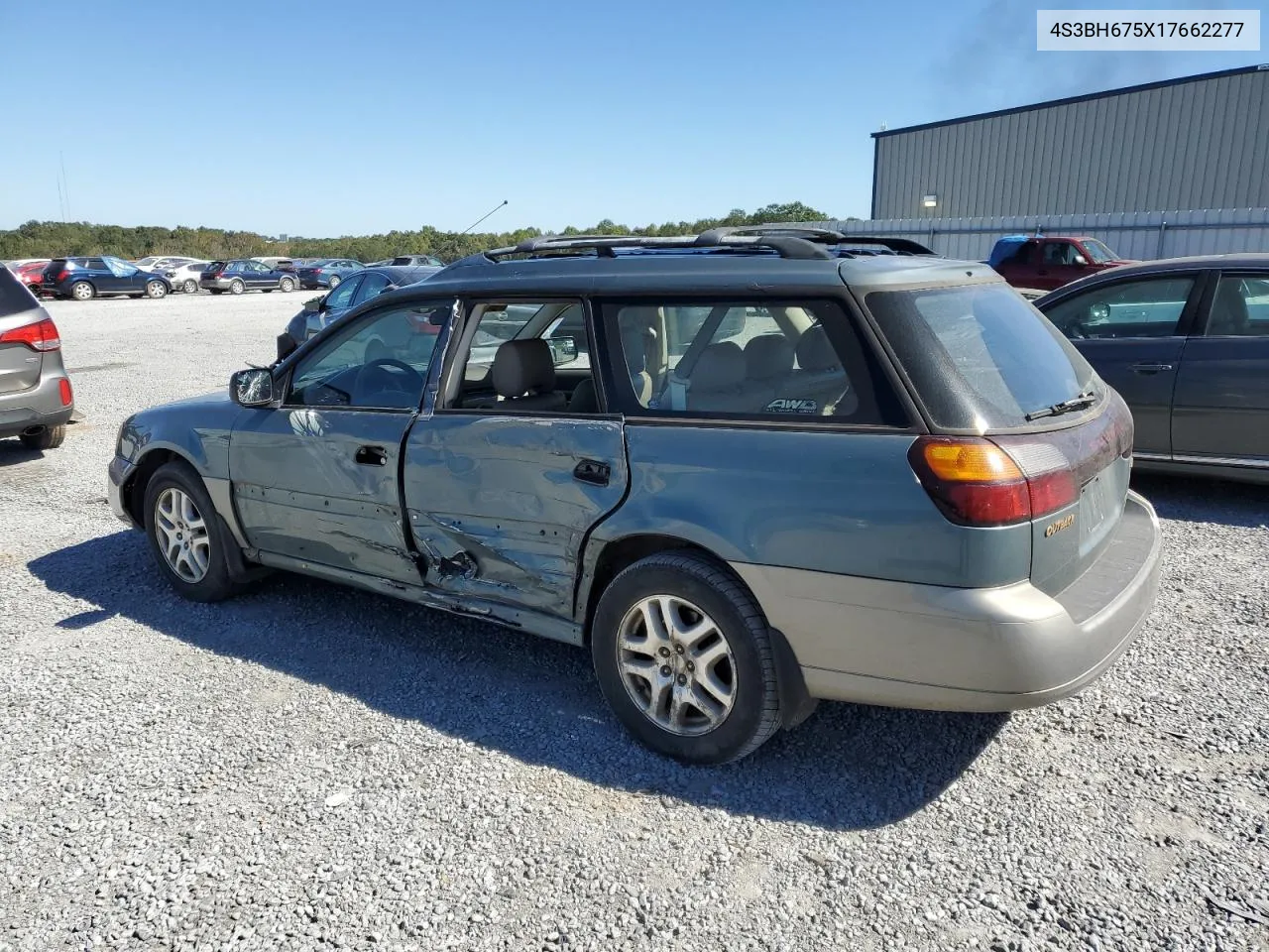 2001 Subaru Legacy Outback Awp VIN: 4S3BH675X17662277 Lot: 75494904