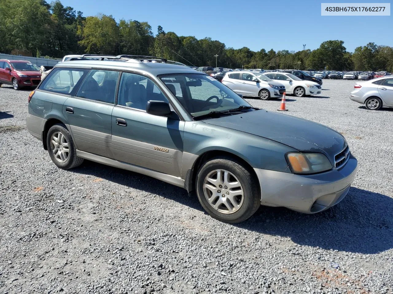 2001 Subaru Legacy Outback Awp VIN: 4S3BH675X17662277 Lot: 75494904