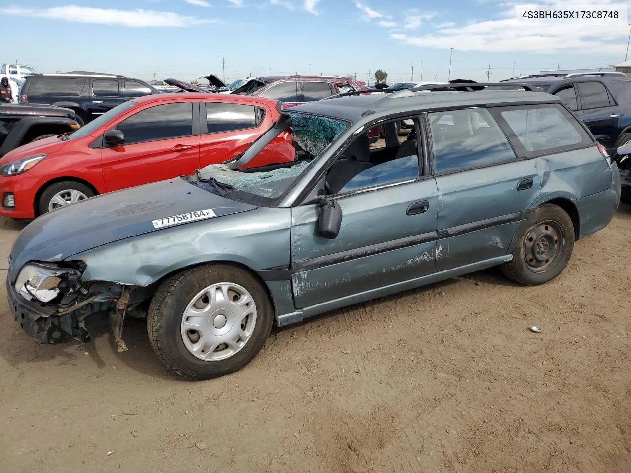 2001 Subaru Legacy L VIN: 4S3BH635X17308748 Lot: 77758764