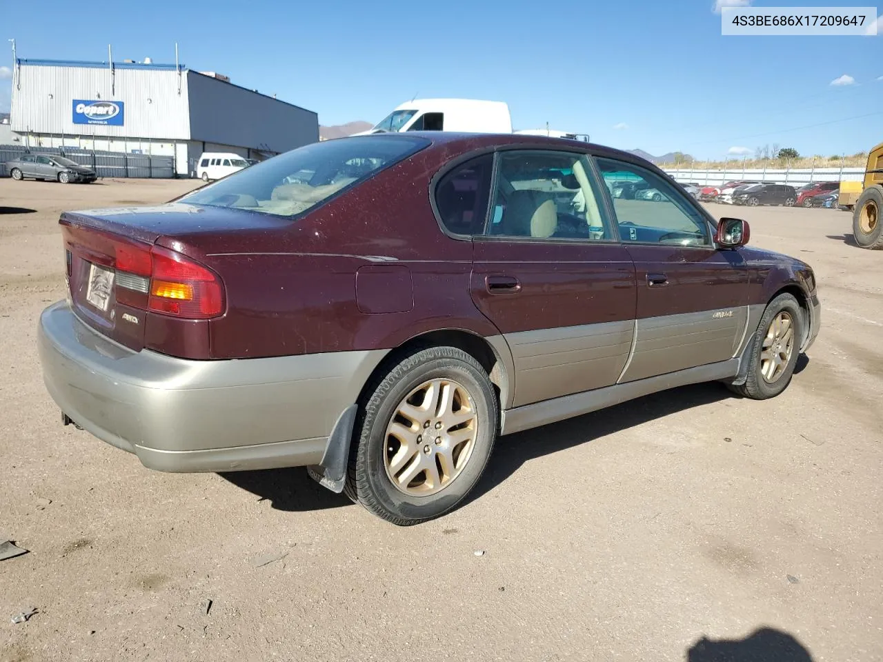 2001 Subaru Legacy Outback Limited VIN: 4S3BE686X17209647 Lot: 78462664