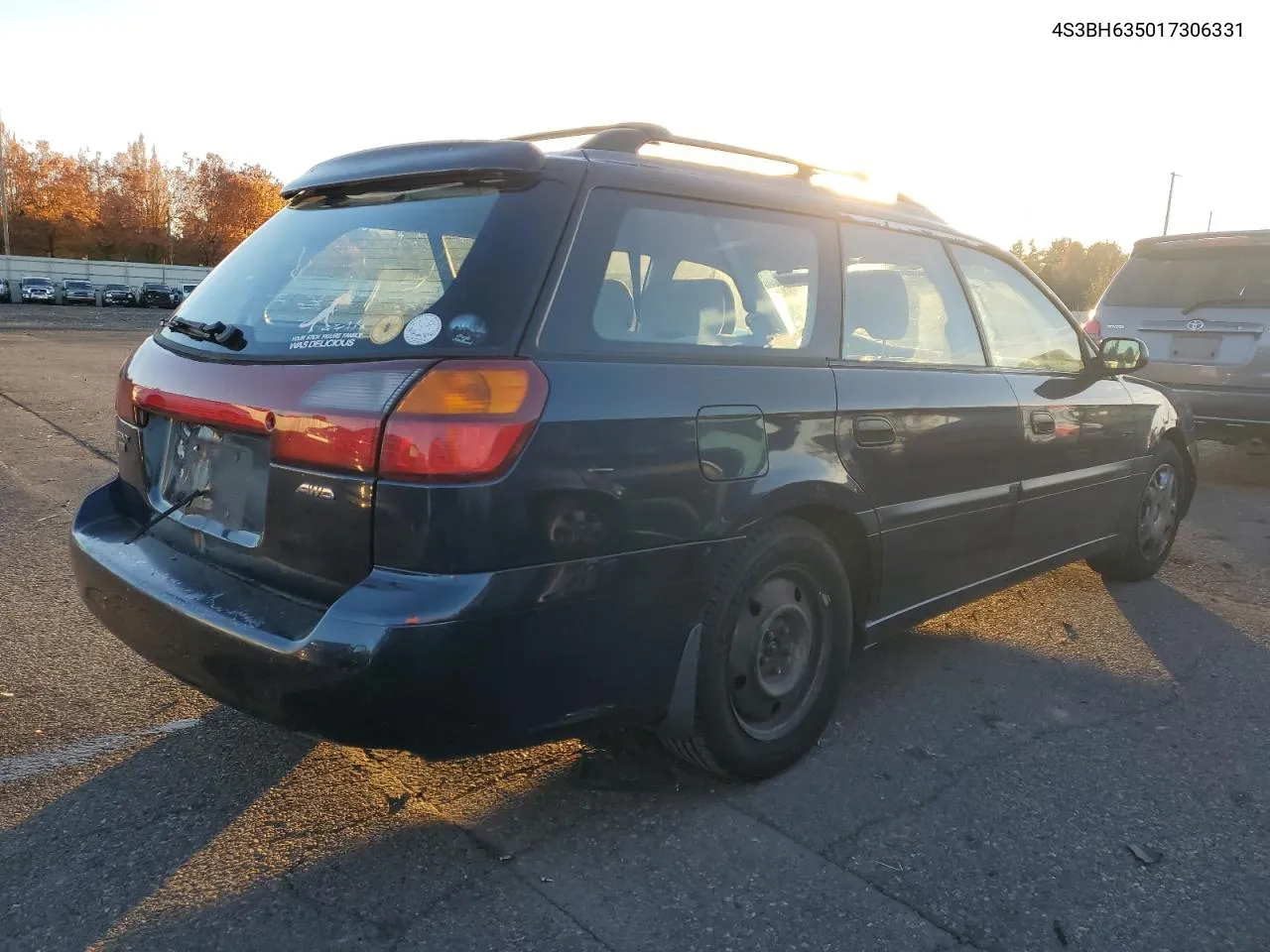 2001 Subaru Legacy L VIN: 4S3BH635017306331 Lot: 78667874