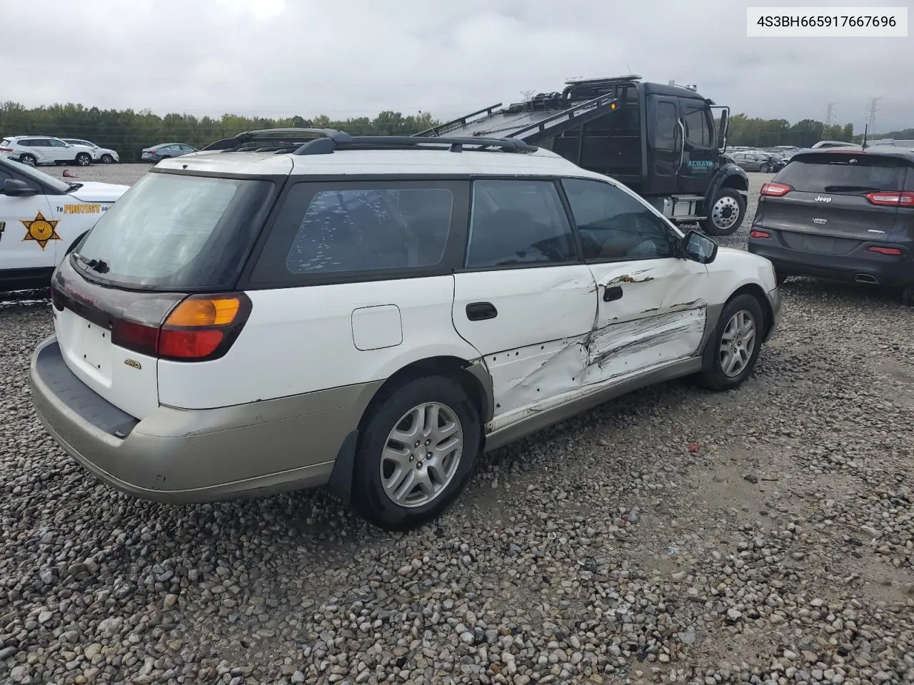 2001 Subaru Legacy Outback VIN: 4S3BH665917667696 Lot: 78710394