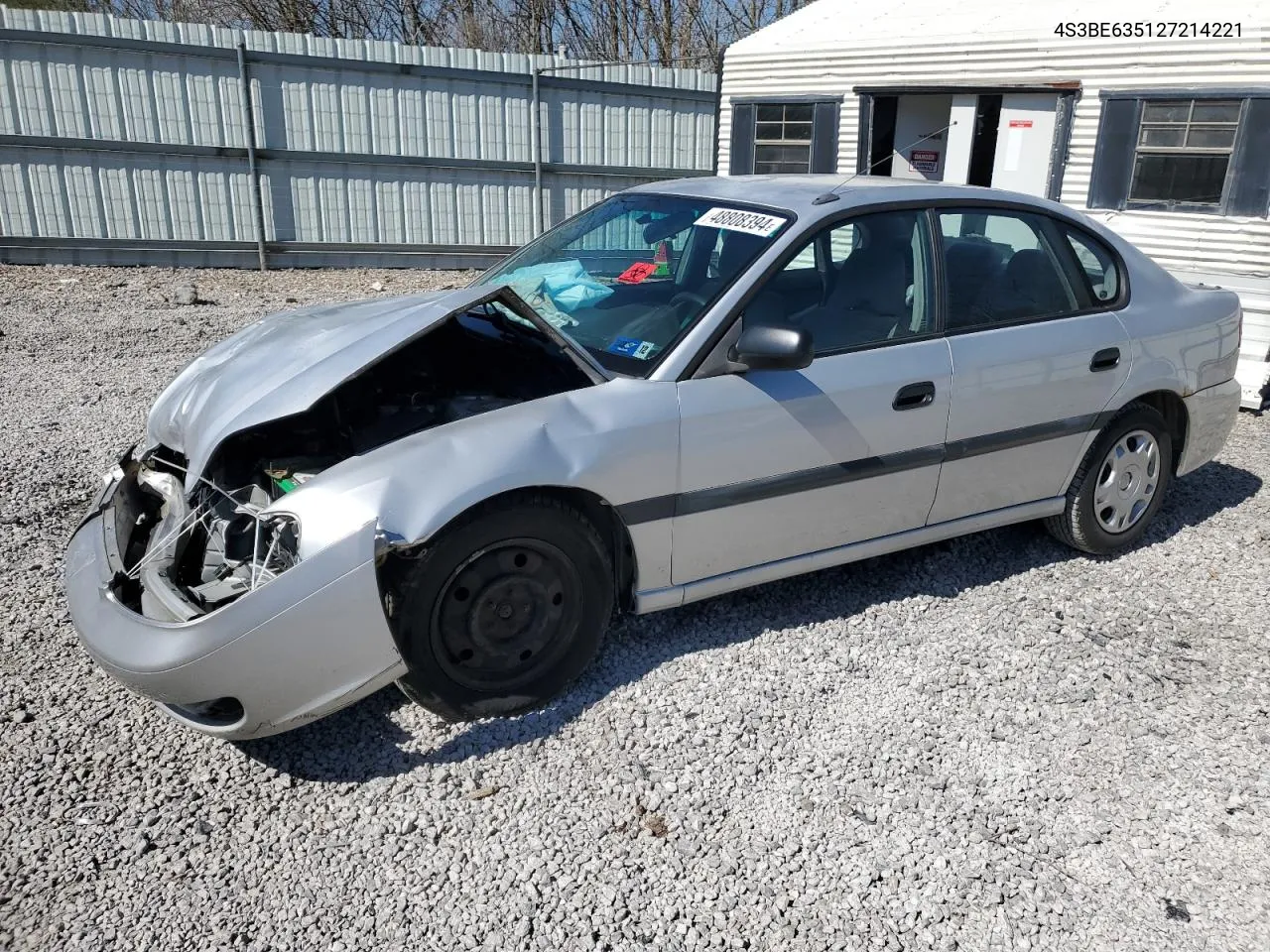 2002 Subaru Legacy L VIN: 4S3BE635127214221 Lot: 48808394