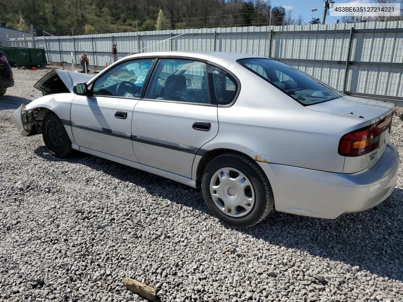 2002 Subaru Legacy L VIN: 4S3BE635127214221 Lot: 48808394