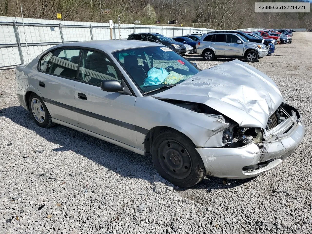 2002 Subaru Legacy L VIN: 4S3BE635127214221 Lot: 48808394