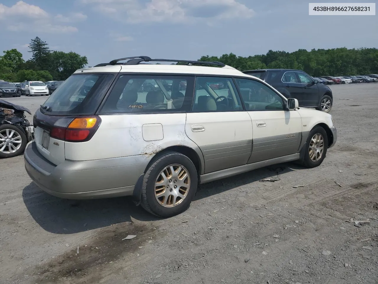 2002 Subaru Legacy Outback H6 3.0 Vdc VIN: 4S3BH896627658231 Lot: 57284194