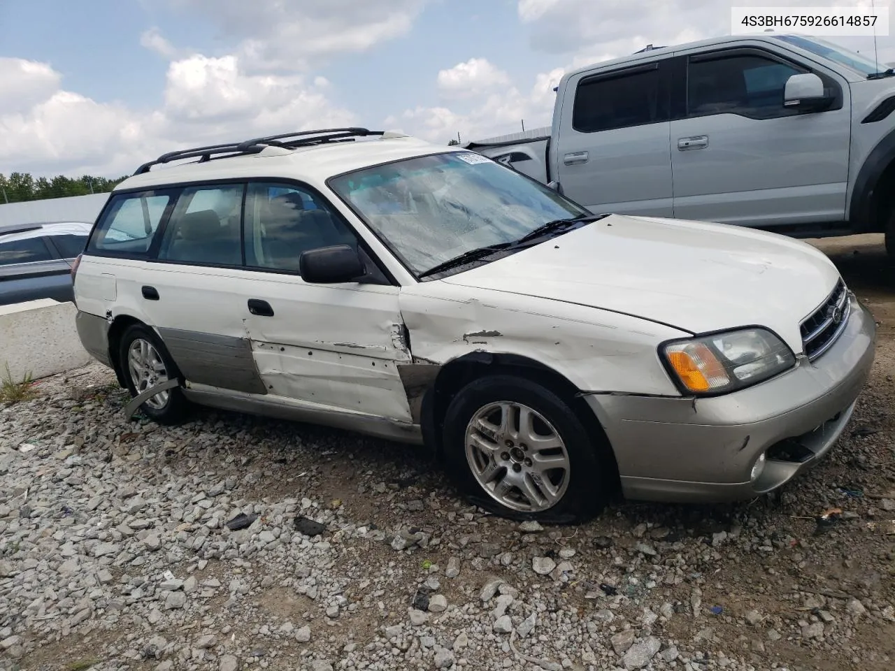 2002 Subaru Legacy Outback Awp VIN: 4S3BH675926614857 Lot: 67871504